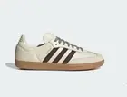Adidas originals Women's SAMBA OG W Sneakers Off White / Dark Brown / Gum JS3181