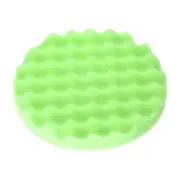 Buffing Sponge Pads 7" Polishing Wheel Waffle Finishing Grip Pad, Green