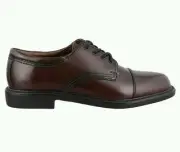 Men Dockers GORDAN 90-2219 Cordovan Cap Toe Lace-Up Oxford Shoes size 10.5 m
