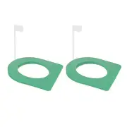 2 Pcs Putting Cup and Flag Putting Hole Practice Aids with Flag for 6268