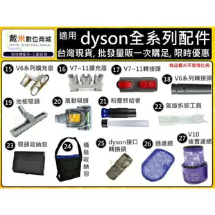 台灣發貨 適用 戴森 dyson V7 V8 V10 V11 床墊吸頭 塵蟎 硬漬 毛刷 軟毛 狹縫 二合一 吸頭 副廠