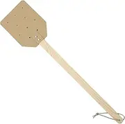 Fly Swatter for Indoors | Portable PU Leather Fly Racket,Wall Mount Flying Racket Easy to Use for Backyard, Balcony, Kitchen, Living Room