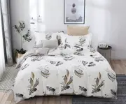 Marsella Queen Size Quilt/Doona/Duvet Cover Set M455 White
