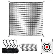 Golf Practice Net, Heavy-Duty Swing Trainer, Sports Barrier with Target Cloth, Durable Weather-Resistant Mesh (10x7ft), Backyard, Indoor, Outdoor, Garden
