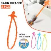 Bathroom Sink Cleaner Drain Cleaner Hair Remover Shower Snake Clog Remover