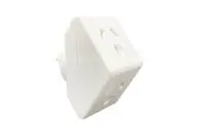 Jackson Double Adaptor Angled Space Saving Double Outlet Power Plug PTADA2