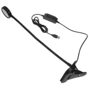 Dimming LED Clip Light Desk Lamp Clamp-on Lamps Student Laptop Stand Reading