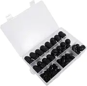 Dome Bolt Nut Head Caps Covers 145 Pcs Set Hexagon Plastic Caps for Bolts Weatherproof M5 M8 M10 Sizes Easy Installati