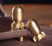 Brass Finger Spinner Hand Fidget Toy Pocket Desk Roler Spinning Top Haptic Toys