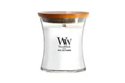 Woodwick Medium White Tea & Jasmine Scented Candle