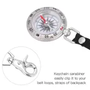 Portable Mini Pocket Watch Compass Keychain Survival Compass For Outdoor Ac JF