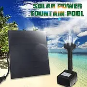 Outdoor Solar Power Water Pump Panel Kit,Pool Garden Pond Sun Plants Watering Outdoor Water Fountain Pool Pumps