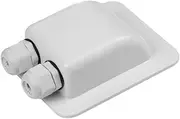 Link Solar Weatherproof ABS Solar Double Cable Entry Gland for All Cable Types 2mm? to 6mm? for Solar Project on Rv Campervan Boat