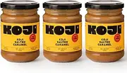 Koji Salted Caramel Sauce with Miso (Bundle of 3) | Gourmet Caramel for Desserts, Baking & Drizzling | Unique Sweet & Savory Caramel Fudge for Indulgence | Great for Gifting, Christmas and Festivities