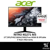 在飛比找蝦皮購物優惠-宏碁 Acer Nitro KG271 M3 FHD IPS