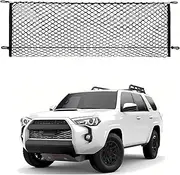 Cargo Net Compatible with 2025 Cherokee, Black, Nylon/Polyester, Hook Fastener
