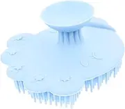 MUSISALY 1pc Exfoliating Silicone Bath Scrubber for Soft and Shower Brush for Boys and Girls Ergonomic Design Hair Scalp Skin-friendly Bathing Tool Fresh