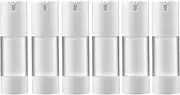 1 Oz 30ml Clear Airless Cosmetic Cream Pump Bottle Travel Size Dispenser Refillable Containers/Foundation Travel Pump Bottle for Shampoo (Pack of 6), Clear, 1 Ounce (Pack of 6)