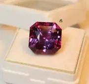 CERTIFIED Ceylon Natural Purple Sapphire Unheated 13.40Ct Round Loose Gemstone