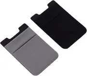 COMNESTBI 2Pcs Durable Phone Wallet Holder Comfortable Touch Stylish Design No Sticky Residue for Everyday Use
