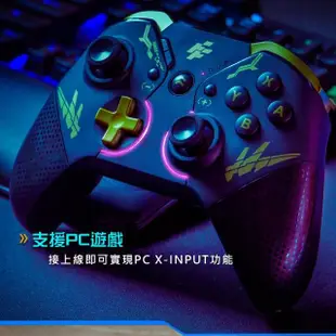 【FlashFire】Switch 副廠BTG黑獨角無線喚醒手把 巨集循環 寶可夢朱紫(SP3600BK)