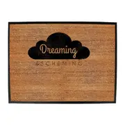 Dreaming And Scheming - Funny Novelty Doormat Man Cave Floor mat