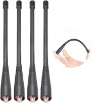 4pcs Bingfu Dual Band VHF UHF Ham Radio Soft Antenna for Baofeng BF-F8HP UV-5R