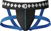 Diamond MMA Four-Strap Jock Strap Supporter with Built-in Athletic Cup Pocket for Sports