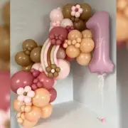 103pcs Macaron Balloon Garland Arch Kit Birthday Party Decor Kids Baby Shower Gi
