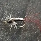 TROUT DRY FLY MIDGE BLACK # 14 CUSTOM TIED FRONTIER FLY COMPANY