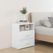 Bed Cabinets 2 pcs White 50x32x60 cm vidaXL