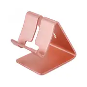 2PCS Alloy Steel Table Phone Holder Metal Anti-slip Cell Phone Holders Desk Mount Phone Stand for Phone Rose gold