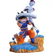 27cm Pvc Dragon Ball Z Figure Son Goku Bite Frieza Figurine Anime Action Figure
