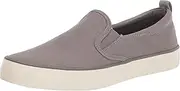 [Sperry] Women's Crest Twin Gore SEACYCLED Boat Shoe, Grey, 10