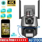 8MP 4K Wireless IP Camera WIFI Outdoor CCTV PTZ Smart Home Security IR Cam IP66