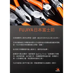 【FUJIYA日本富士箭】偏芯強力膠柄鋼絲鉗225mm-黑金系列(3000N-225BG)
