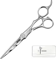 Wet and Dry Cut Professional Hair Cutting Scissors Barber Shears Japanese Aichi SUS440C Stainless Steel Salon 6 Inch Haircut Tijeras de Peluqueria Shintou