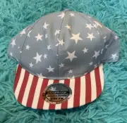 Youth Premium Quality SnapBack Baseball Cap Red White & Blue New With Tags