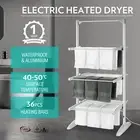 Maxkon 3 Tier Electric Heated Clothes Dryer Airer Towel Drying Rack Stand 300W