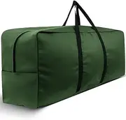 Garden Furniture Cushion Storage Bag 173x76x51cm Outdoor Cushion Storage Bag Waterproof Christmas Tree Bag Fits 9ft Tree with Handles and Zipper (1pc)