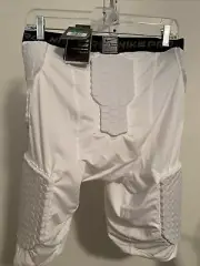 NIKE PRO Football Field COMPRESSION UNDERWEAR SHORTS NWT NEW XL WHITE