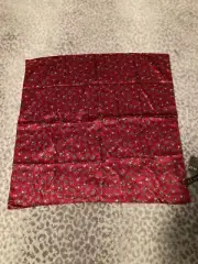 VTG Echo Scarf Silk Holiday Red Green Holly Berries 21” Square New W/tags S1