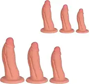 Soft silicone dildo, thick anal dildos, large XXL fantasy penis with suction cup, huge anal plugs, butt plug, anal expander, SM sex toy for women(M)
