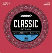 D'Addario EJ27H Student Nylon Classical Guitar Strings, Hard Tension