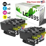 10PK LC3035 3035 Ink Cartridge InkJet MFC-J815DW MFC-J995DW Printer 4B2C2M2Y