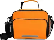 Sun Orange Kids Lunch Box Lunch Box with Adjustable Shoulder Strap Lunch Bags for School