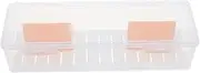 Box Transparent Card Storage Box with Lid Compact Organizer for Trading Cards Multi Purpose Clear Storage for Easy Identification Transport