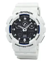Casio G-SHOCK Analog-Digital Shock-Resistant World Time GA-100B-7A Mens Watch