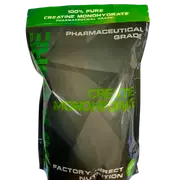 Creatine Monohydrate 100% Pure Pharmaceutical Grade 1kg (200 Serves)