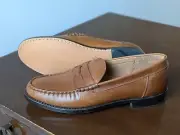 Allen Edmonds Newman Loafers Brown 9.5 D BNWB